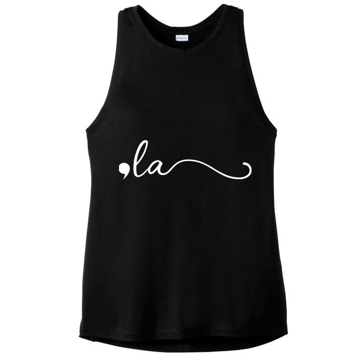Comma La Kamala Harris Ladies PosiCharge Tri-Blend Wicking Tank
