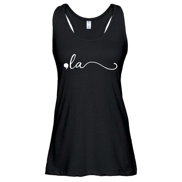 Comma La Kamala Harris Ladies Essential Flowy Tank