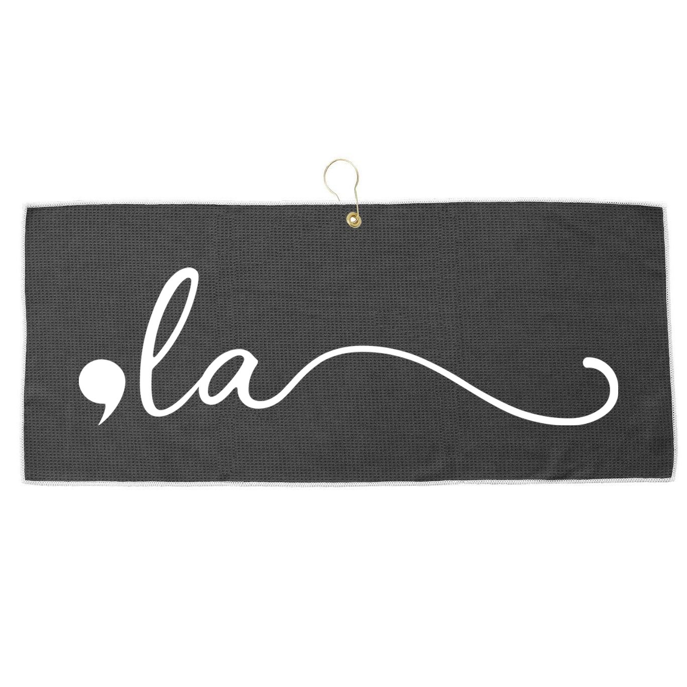 Comma La Kamala Harris Large Microfiber Waffle Golf Towel