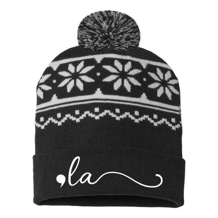 Comma La Kamala Harris USA-Made Snowflake Beanie