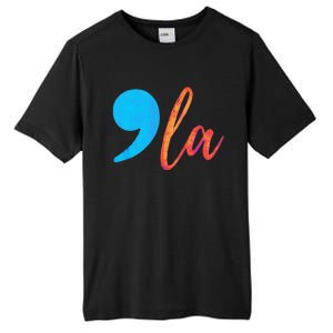 Comma La (Kamela Harris) Election 2024 President Tall Fusion ChromaSoft Performance T-Shirt