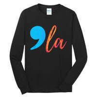 Comma La (Kamela Harris) Election 2024 President Tall Long Sleeve T-Shirt