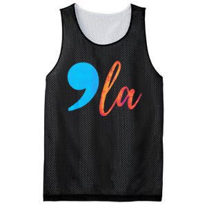 Comma La (Kamela Harris) Election 2024 President Mesh Reversible Basketball Jersey Tank