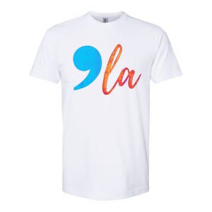 Comma La (Kamela Harris) Election 2024 President Softstyle CVC T-Shirt