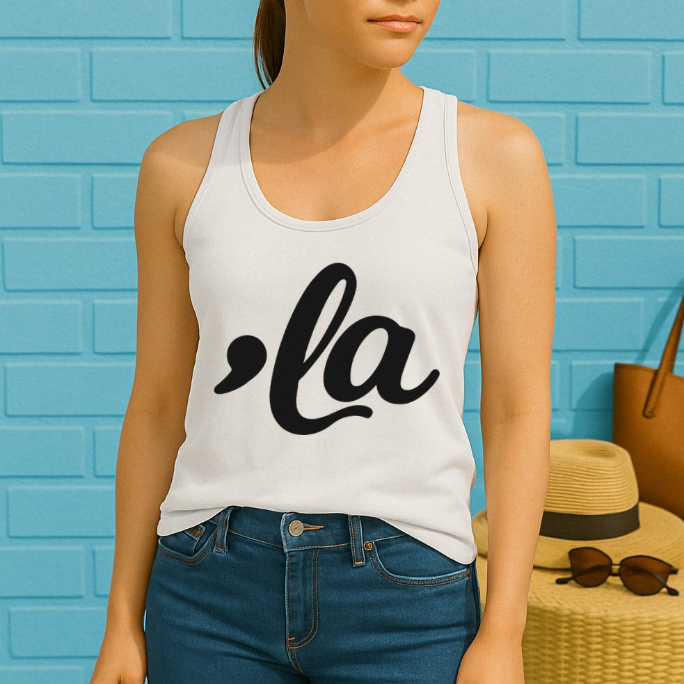 Comma La Kamala Harris 2024 Madam President Vote Kamala Womens Tank Top