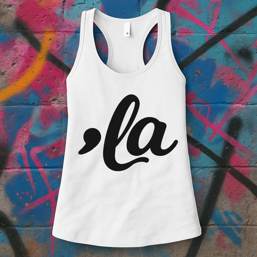 Comma La Kamala Harris 2024 Madam President Vote Kamala Womens Tank Top