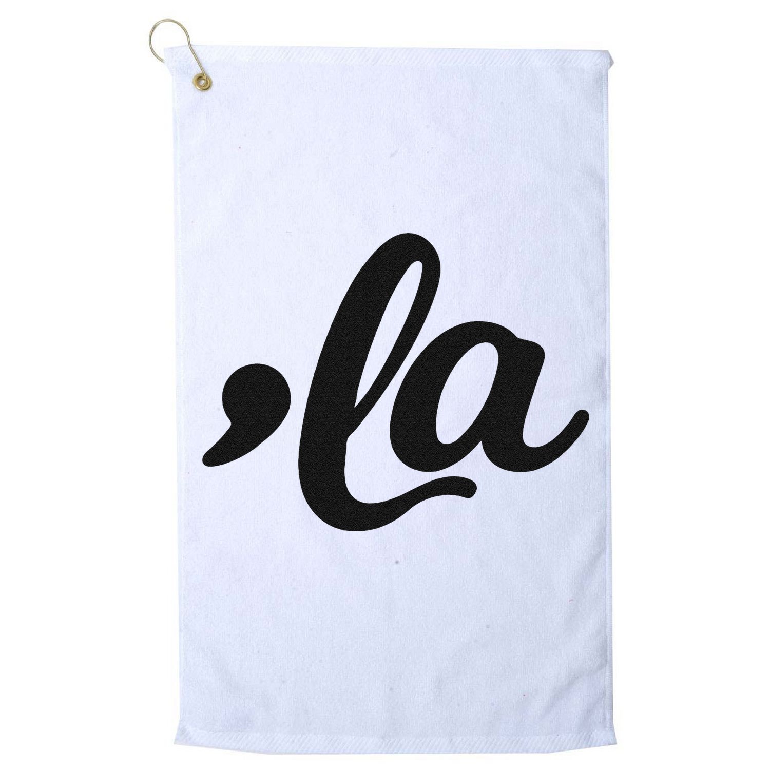 Comma La Kamala Harris 2024 Madam President Vote Kamala Golf Towel
