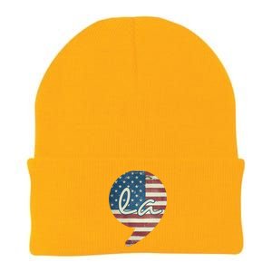 Comma La Kamala Harris For President 2024 Election Comma La Knit Cap Winter Beanie