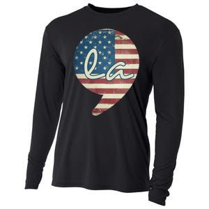 Comma La Kamala Harris For President 2024 Election Comma La Cooling Performance Long Sleeve Crew