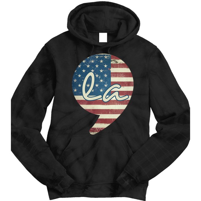 Comma La Kamala Harris For President 2024 Election Comma La Tie Dye Hoodie