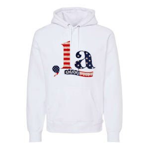 Comma La Kamala Harris For President 2024 Funny Kamala Us Premium Hoodie