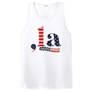 Comma La Kamala Harris For President 2024 Funny Kamala Us PosiCharge Competitor Tank