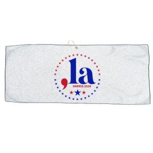 Comma La Kamala Harris For President 2024 Funny Kamala Us Large Microfiber Waffle Golf Towel