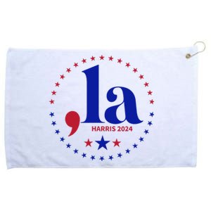 Comma La Kamala Harris For President 2024 Funny Kamala Us Grommeted Golf Towel