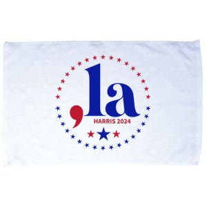 Comma La Kamala Harris For President 2024 Funny Kamala Us Microfiber Hand Towel