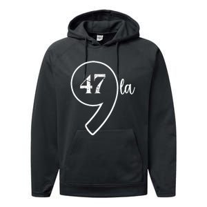 Comma La Kamala Harris 2024 President 47 America Performance Fleece Hoodie