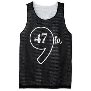 Comma La Kamala Harris 2024 President 47 America Mesh Reversible Basketball Jersey Tank