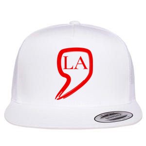 Comma La Kamala Harris Flat Bill Trucker Hat