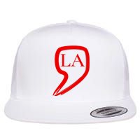 Comma La Kamala Harris Flat Bill Trucker Hat