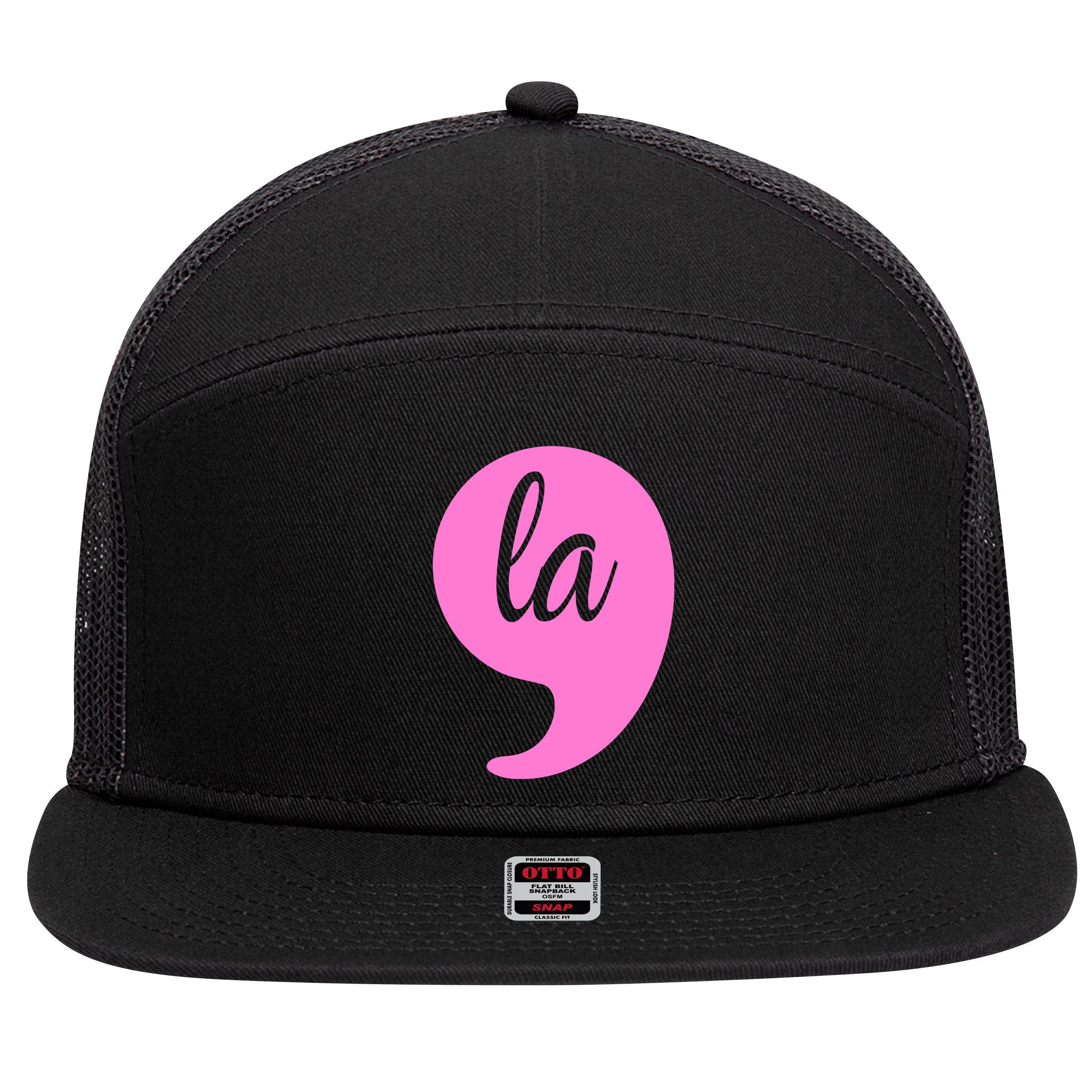 Comma La Kamala Harris 7 Panel Mesh Trucker Snapback Hat
