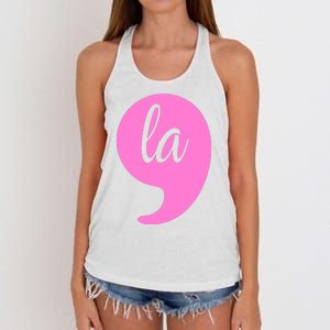 Comma La Kamala Harris Women's Knotted Racerback Tank