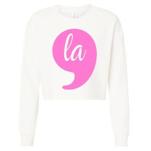 Comma La Kamala Harris Cropped Pullover Crew