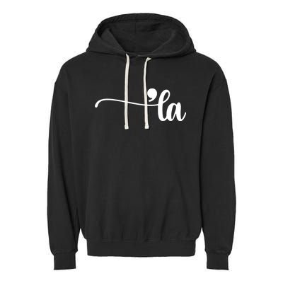 Comma La Kamala Harris Election Garment-Dyed Fleece Hoodie