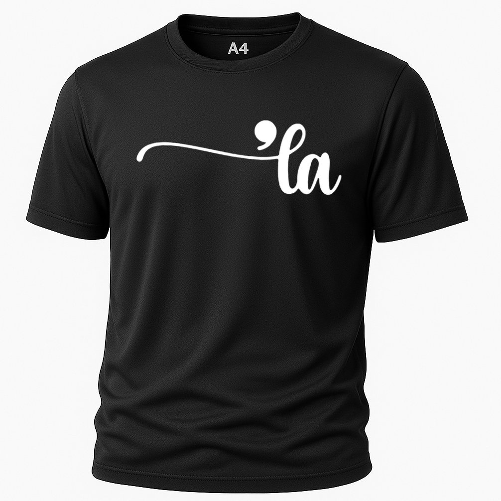 Comma La Kamala Harris Election Cooling Performance Crew T-Shirt