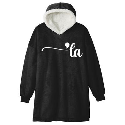 Comma La Kamala Harris Election Hooded Wearable Blanket