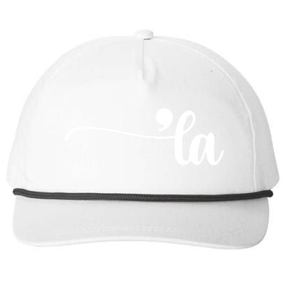 Comma La Kamala Harris Election Snapback Five-Panel Rope Hat