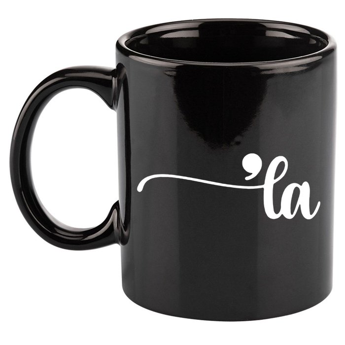 Comma La Kamala Harris Election 11oz C Handle Ceramic Mug