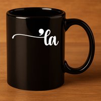 Comma La Kamala Harris Election 11oz C Handle Ceramic Mug