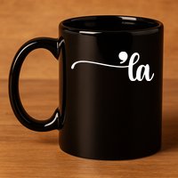Comma La Kamala Harris Election 11oz C Handle Ceramic Mug