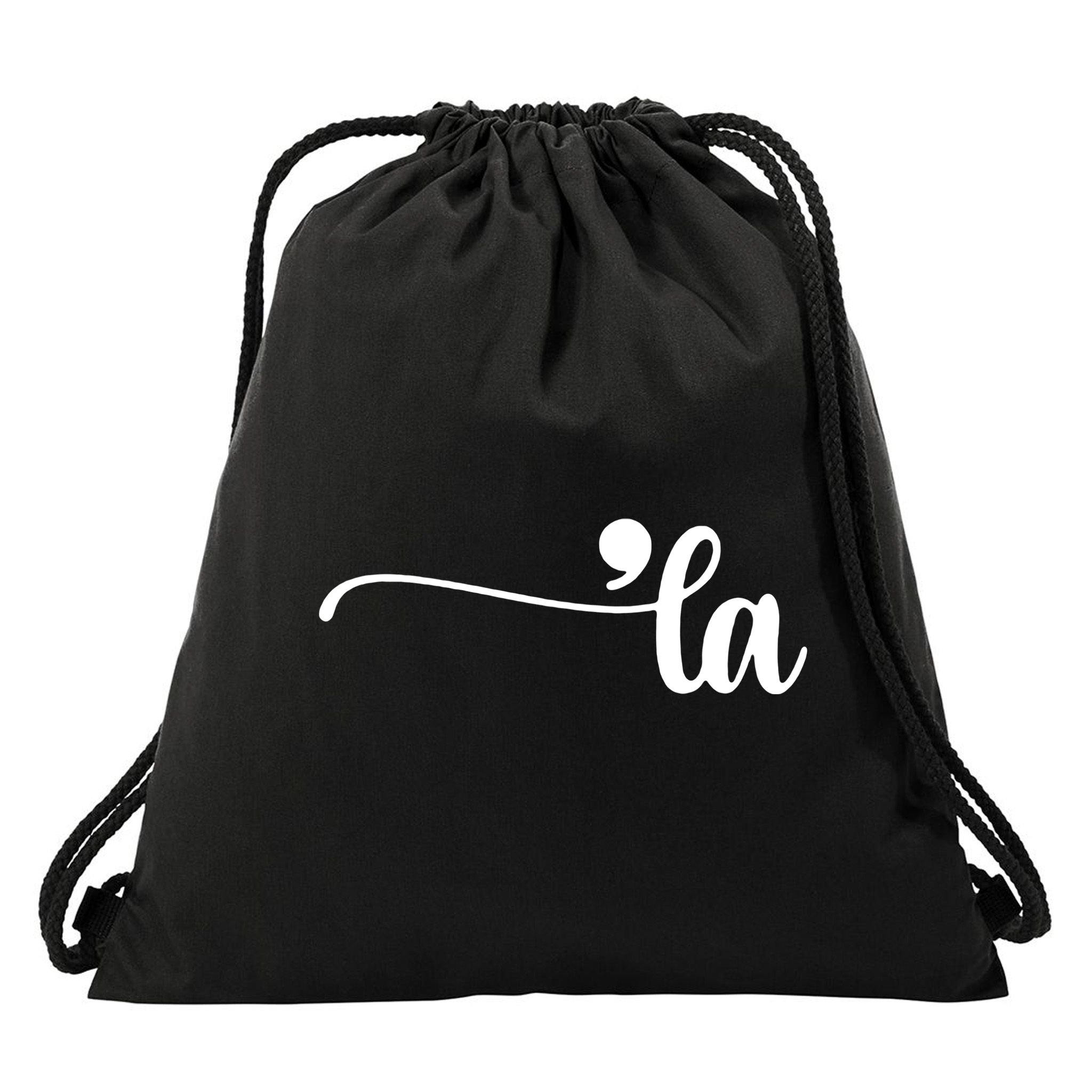 Comma La Kamala Harris Election Drawstring Bag