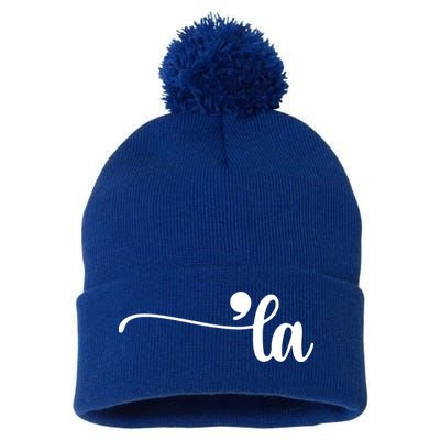 Comma La Kamala Harris Election Pom Pom 12in Knit Beanie
