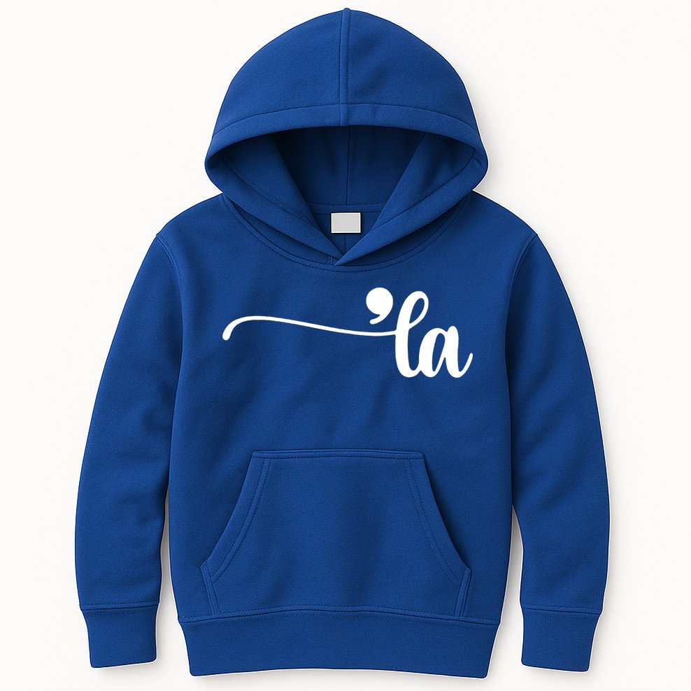 Comma La Kamala Harris Election Kids Hoodie