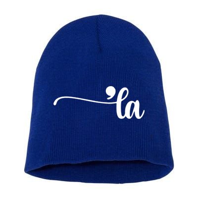 Comma La Kamala Harris Election Short Acrylic Beanie