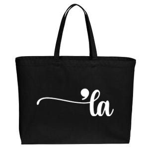 Comma La Kamala Harris Election Cotton Canvas Jumbo Tote