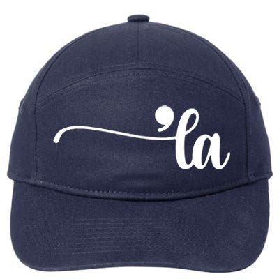 Comma La Kamala Harris Election 7-Panel Snapback Hat