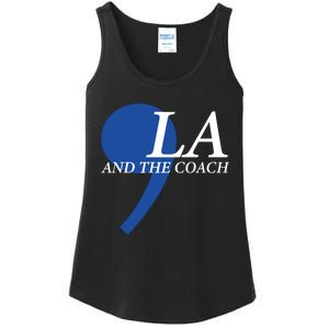 Comma La Kamala Harris Tim Walz Coach 2024 La Comma Ladies Essential Tank