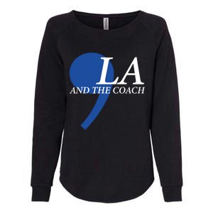 Comma La Kamala Harris Tim Walz Coach 2024 La Comma Womens California Wash Sweatshirt