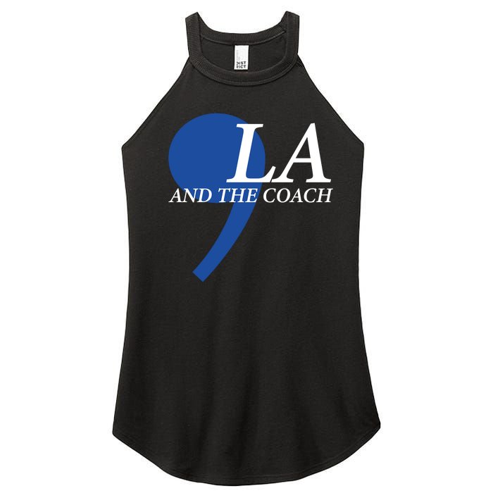 Comma La Kamala Harris Tim Walz Coach 2024 La Comma Women's Perfect Tri Rocker Tank