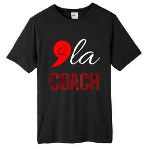 Comma La Kamala Harris Tim Walz Coach 2024 La Comma Tall Fusion ChromaSoft Performance T-Shirt