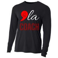 Comma La Kamala Harris Tim Walz Coach 2024 La Comma Cooling Performance Long Sleeve Crew