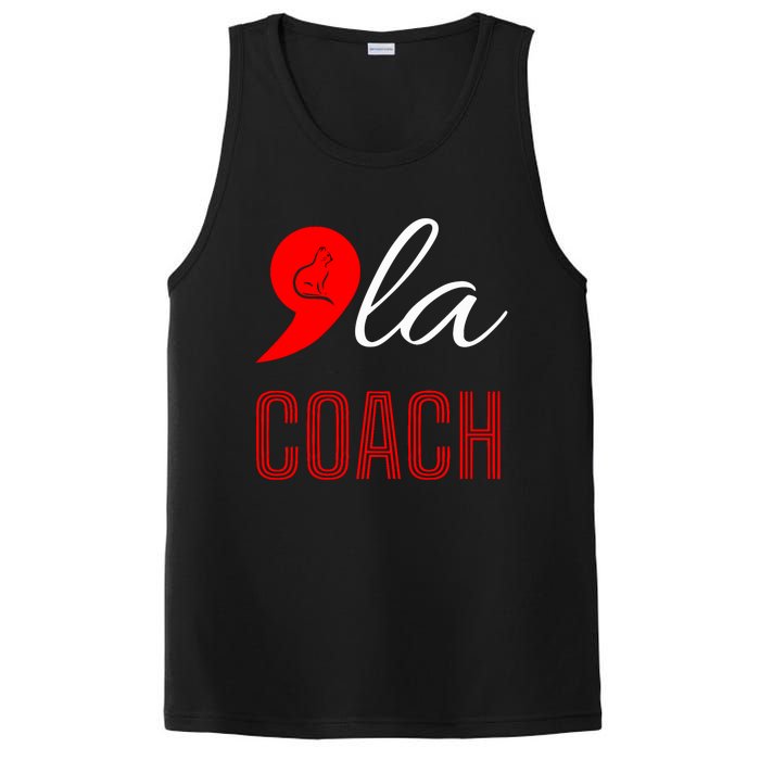 Comma La Kamala Harris Tim Walz Coach 2024 La Comma PosiCharge Competitor Tank