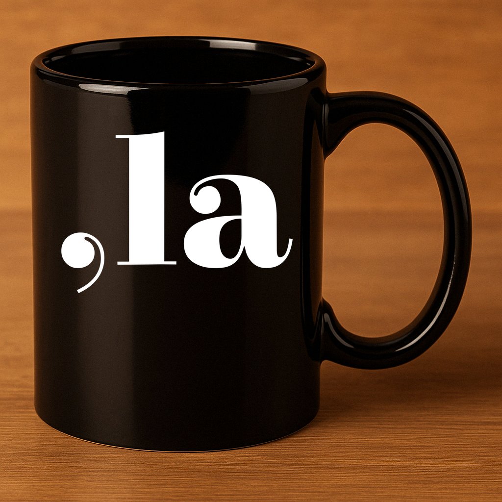 Comma La Kamala 11oz C Handle Ceramic Mug
