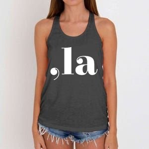 Comma La Kamala Women's Knotted Racerback Tank