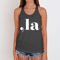 Comma La Kamala Women's Knotted Racerback Tank