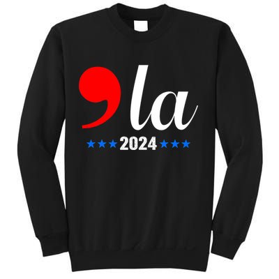 Comma + La Kamala Harris For President 2024 Election Sweatshirt