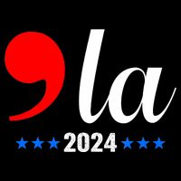 Comma + La Kamala Harris For President 2024 Election Sweatshirt